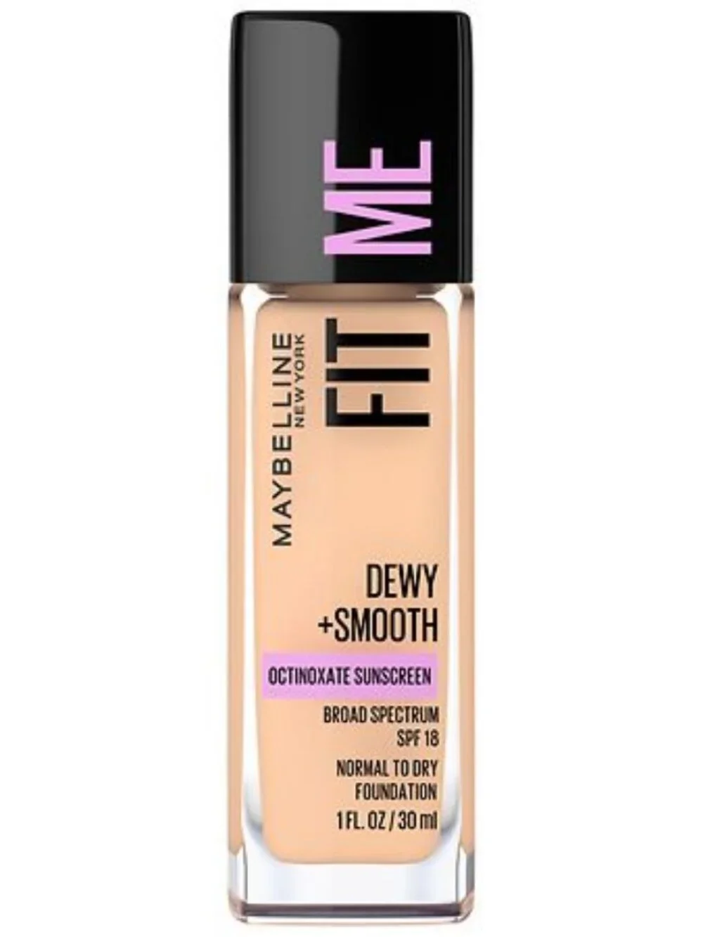 Maybelline Fit Me Dewy + Smooth Liquid Foundation Makeup with SPF 18  Classic Iv